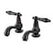 Kingston Brass KS1105PKL Basin Tap Faucet W/ Cross Handle, Oil Rubbed Bronze KS1105PKL - alternate 1
